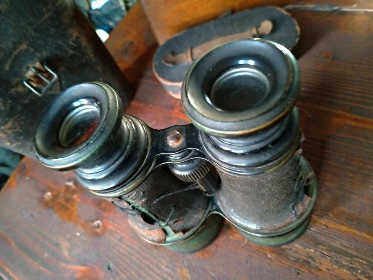 BINOCOLO MILITARE fine '800 OTTONE REGIA MARINA Umbertina