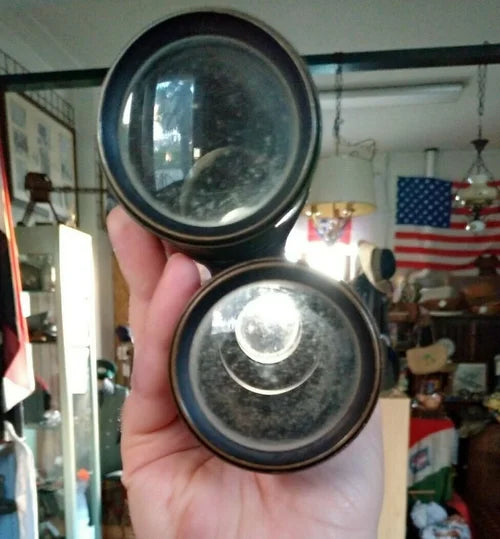 BINOCOLO MILITARE fine '800 OTTONE REGIA MARINA Umbertina