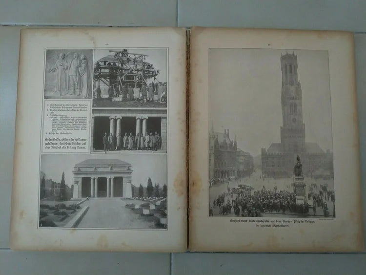1915 WW1 Kriegs Album Esercito Tedesco Sonderheft der Woche