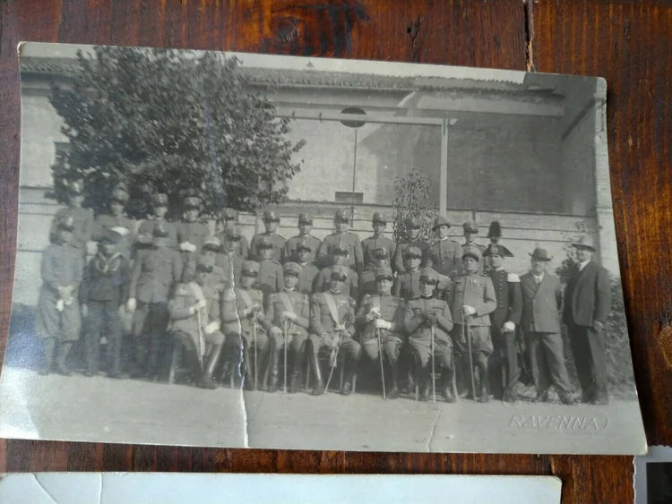 Lotto Foto REGIO ESERCITO ITALIA WW1 1894 WW2 Divisa 34 REI Soldati Truppa 909