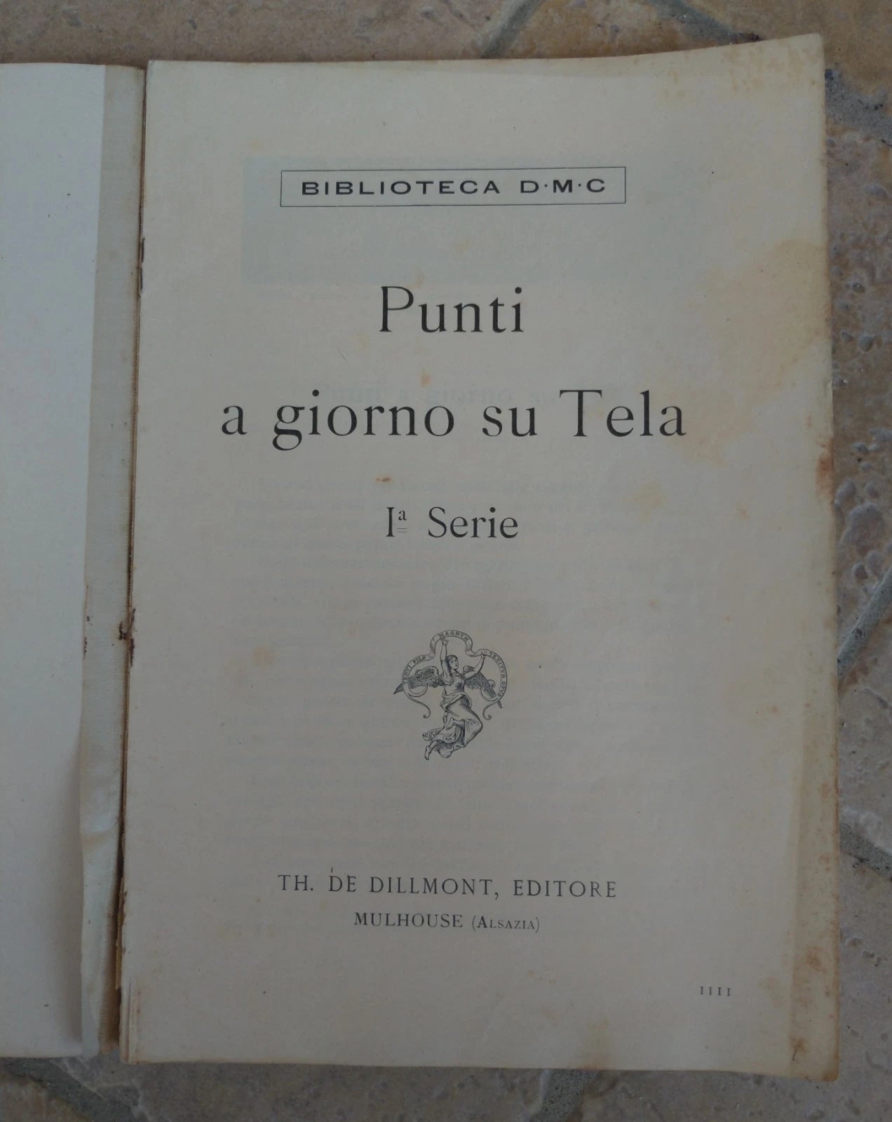 PUNTI A GIORNO Biblioteca DMC Th. De Dillmont Editore Mulhouse 1a serie Rivista