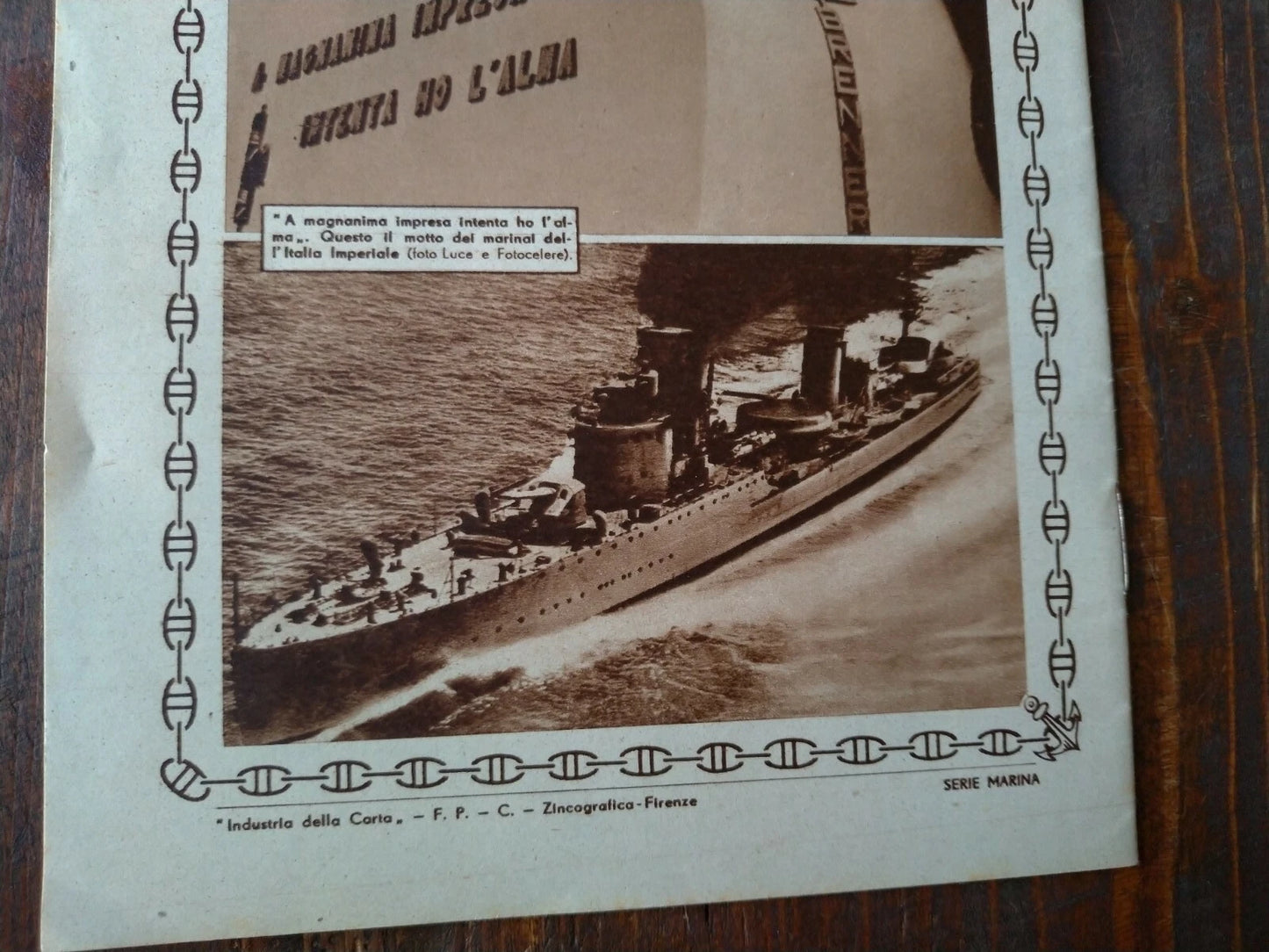 Quaderno Duce Flotta Regia Marina Giacomelli