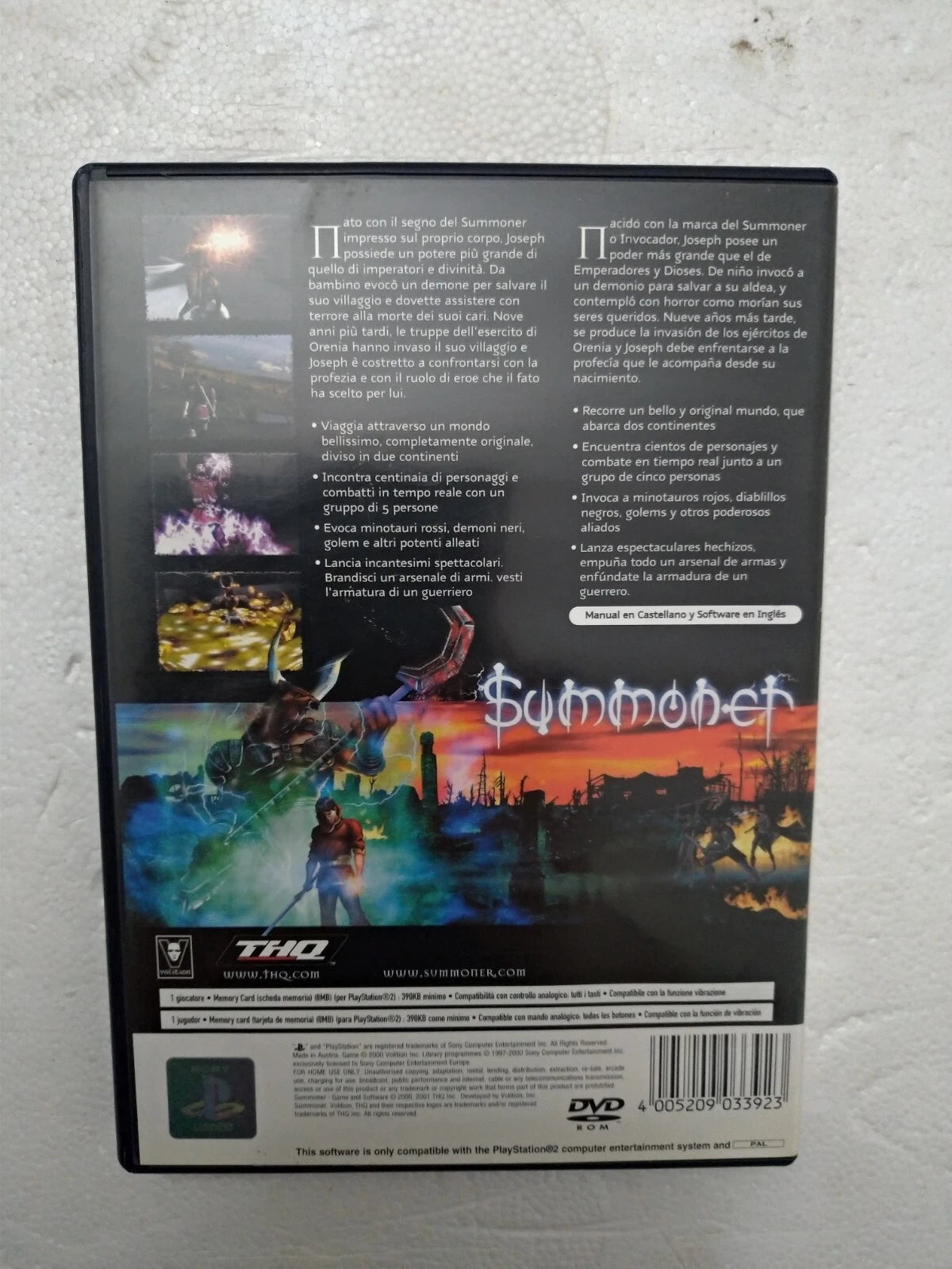 Summoner PS2 Playstation 2 SONY