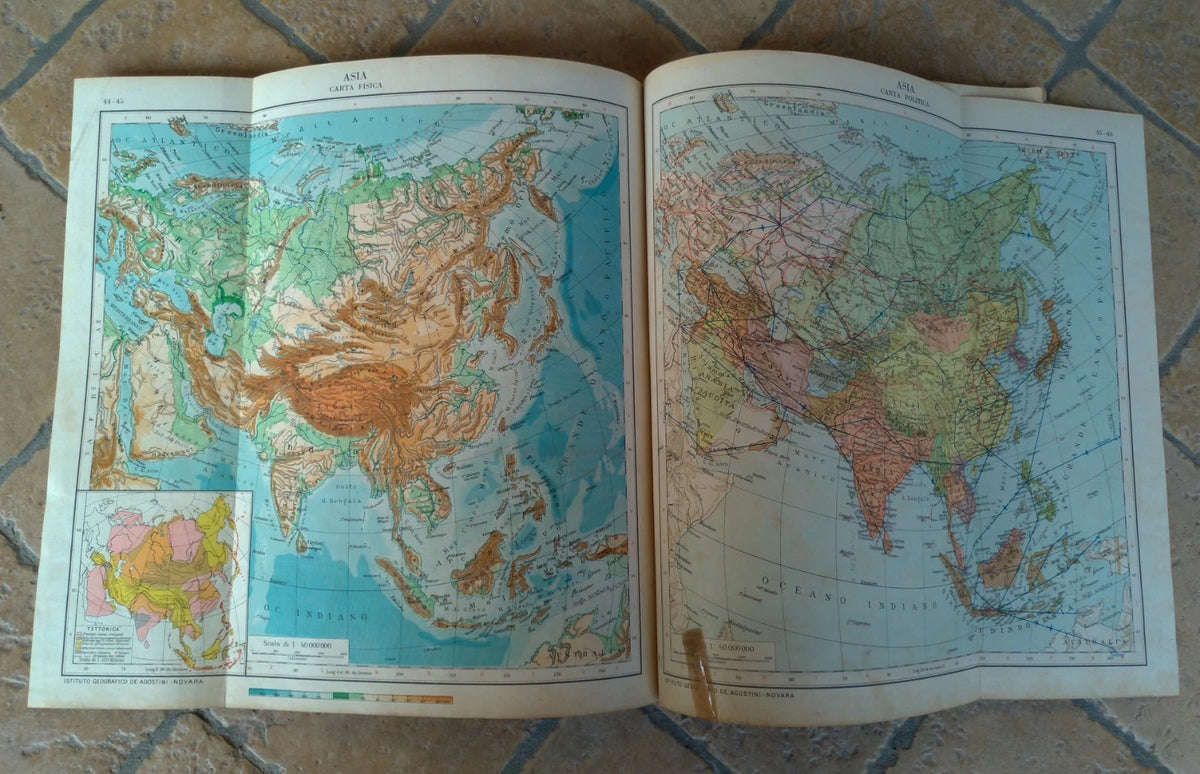Nuovo Atlante Geografico Moderno - Istituto De Agostini Novara