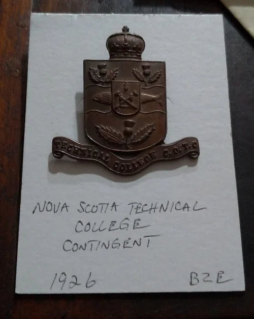 Nova Scotia Technical College Contingent COTC Canada WWII