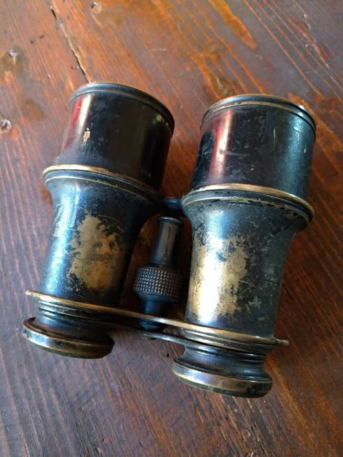 BINOCOLO MILITARE fine '800 OTTONE REGIA MARINA Umbertina