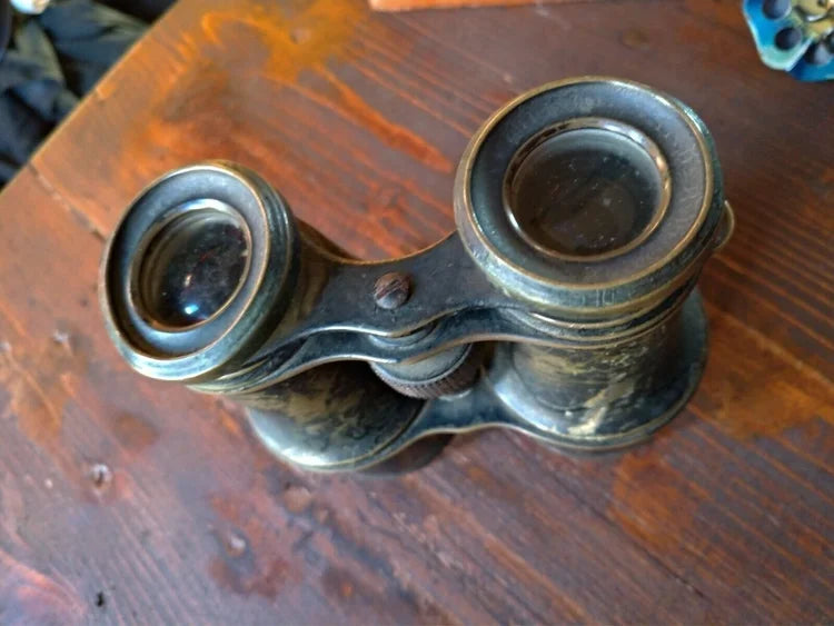 BINOCOLO MILITARE fine '800 OTTONE REGIA MARINA Umbertina