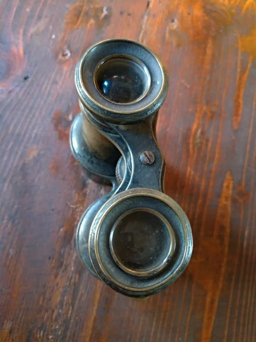 BINOCOLO MILITARE fine '800 OTTONE REGIA MARINA Umbertina