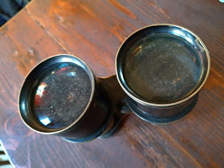 BINOCOLO MILITARE fine '800 OTTONE REGIA MARINA Umbertina