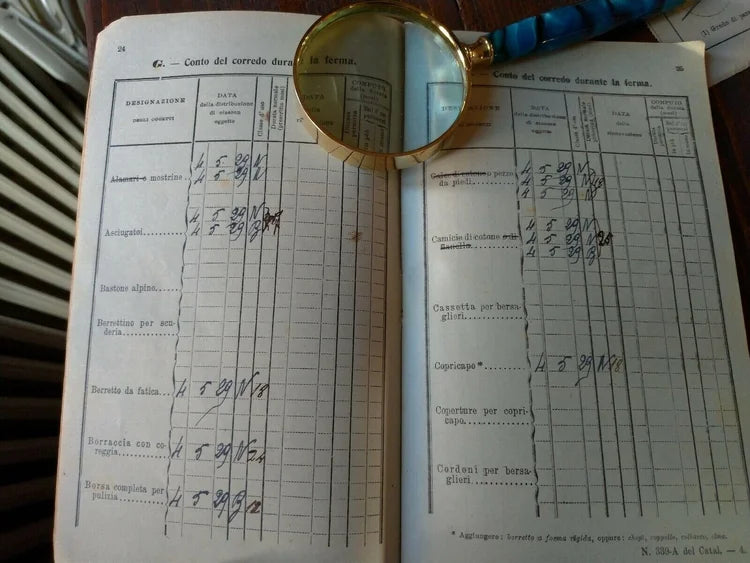 Romagnano NOVARA Libretto Personale Regio Esercito Italiano 1906 1928