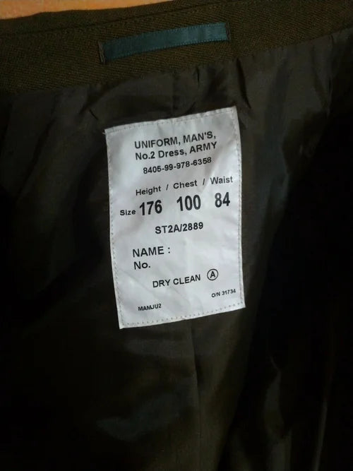 Uniform DRESS MAN'S NO.2 ARMY