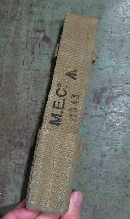 1943 MEC WWII BRITISH 1907 1937 ENFIELD RIFLE BAYO SCABBARD CARRY FROG M1917 P17