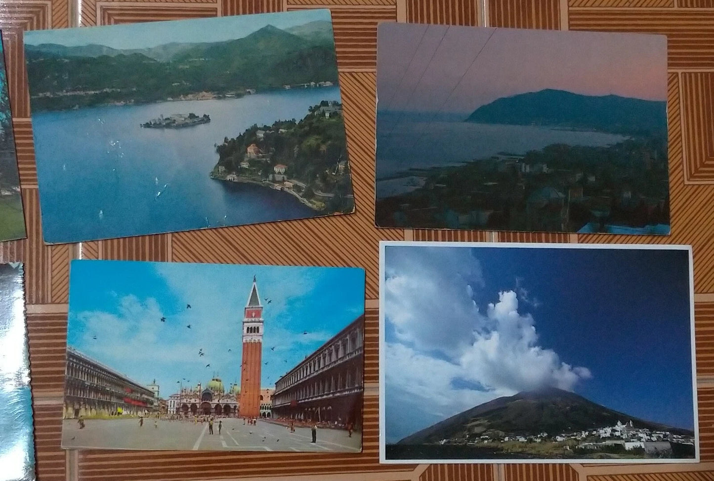 13 Cartoline Vintage NON Viaggiate ROMA VENEZIA ALPI LAGO MAGGIORE ORTA EOLIE