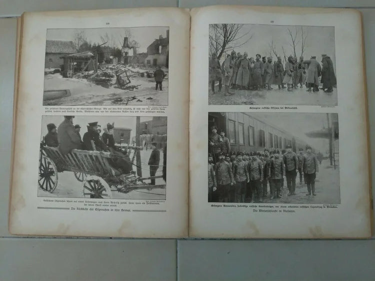 1915 WW1 Kriegs Album Esercito Tedesco Sonderheft der Woche