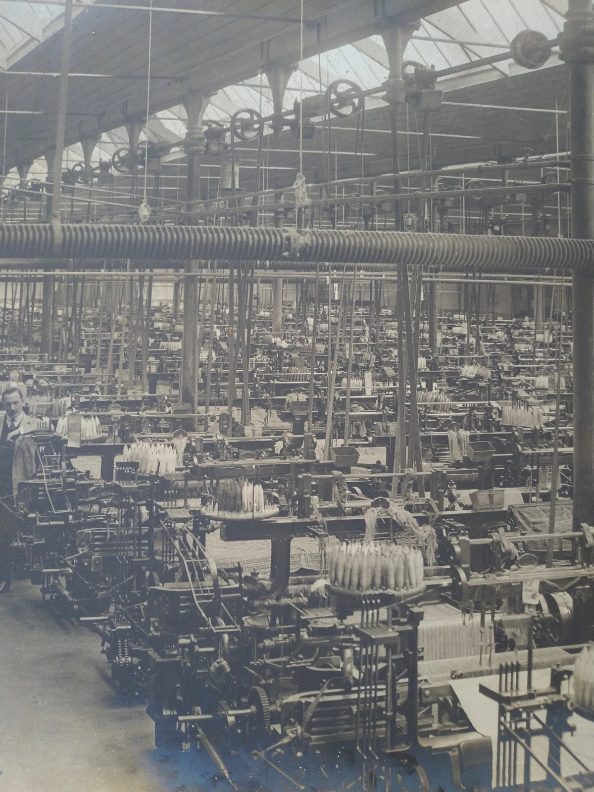 Monza Fabbrica Tessile 70x50 Gigantografia 1890s 1900s