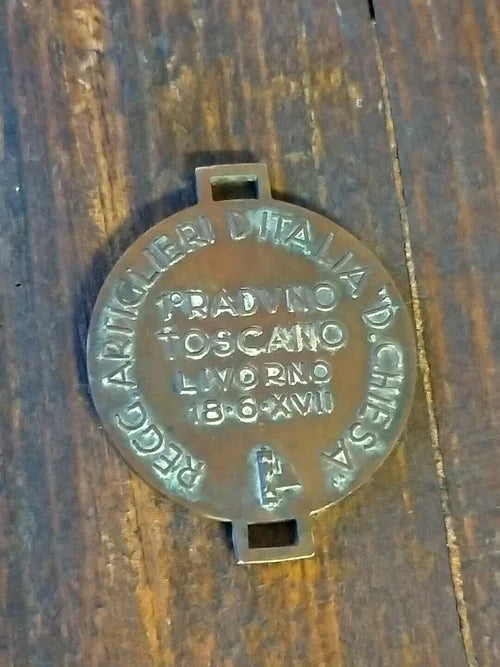 AR ARTIGLIERE CACCIATORPEDINIERE D Chiesa Toscana LIVORNO 18 6 XVII Regia Marina
