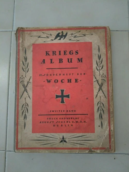 1915 WW1 Kriegs Album Esercito Tedesco Sonderheft der Woche
