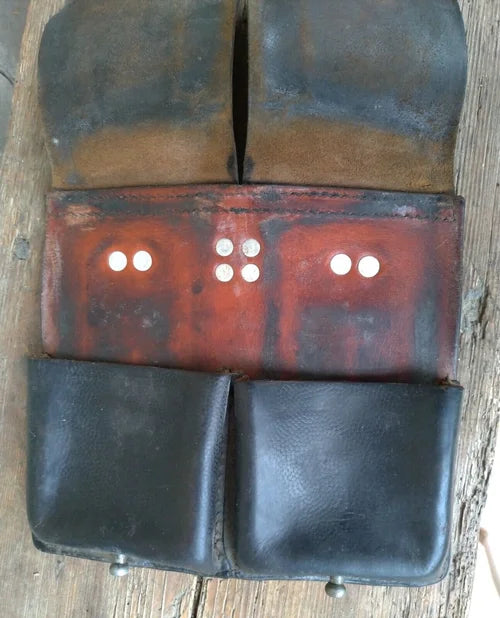 Austria Stolla Wien Ges Gesch Magazine Pouch STG Steyr Fucile Giberna Cuoio