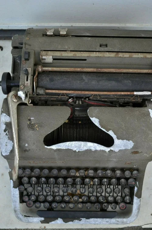 OPTIMA M10 STASI Macchina Scrivere TEDESCA MILITARE Grigioverde