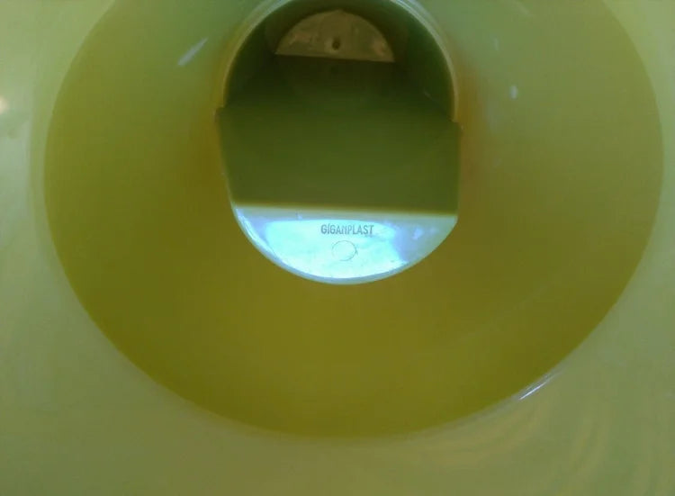 Sgabello Diablo Giganplast Vintage Verde Made in Italy 1970s Design