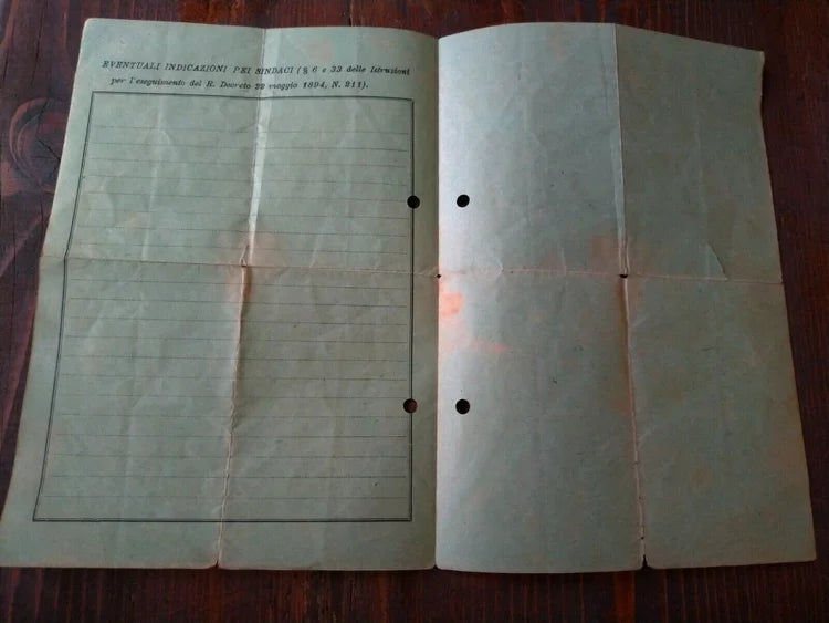 IVREA 1899 VISTRORIO ALICE SUPERIORE Milizia Regio Esercito Italiano Congedo