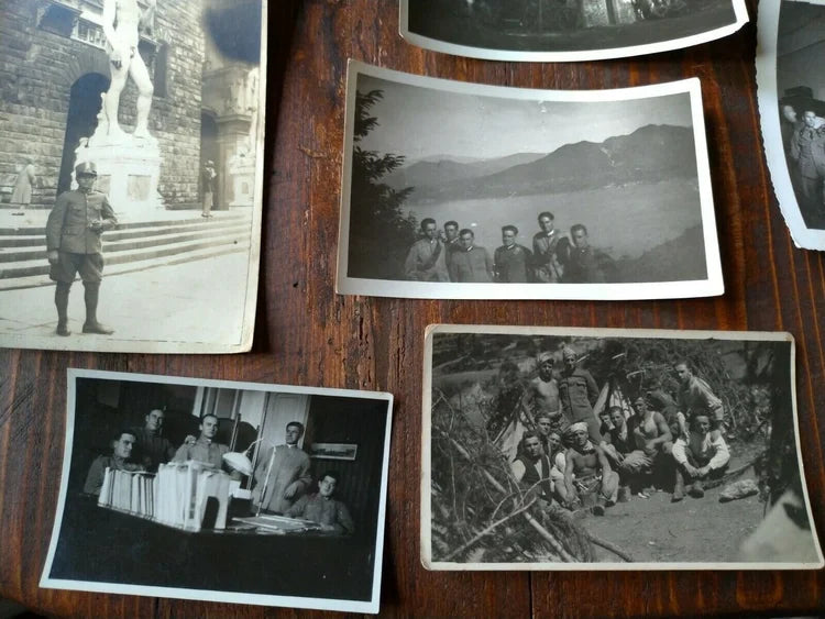 Lotto Foto REGIO ESERCITO ITALIA WW1 1894 WW2 Divisa 34 REI Soldati Truppa 909