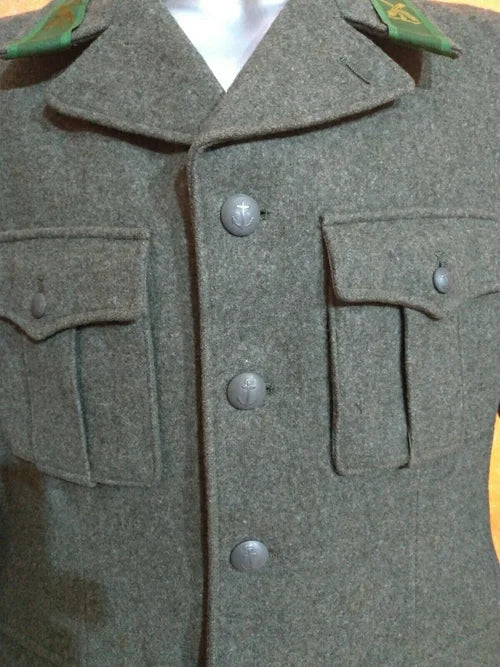 Uniforme Grigioverde Panno Combattimento Regio Esercito Svedese WW2
