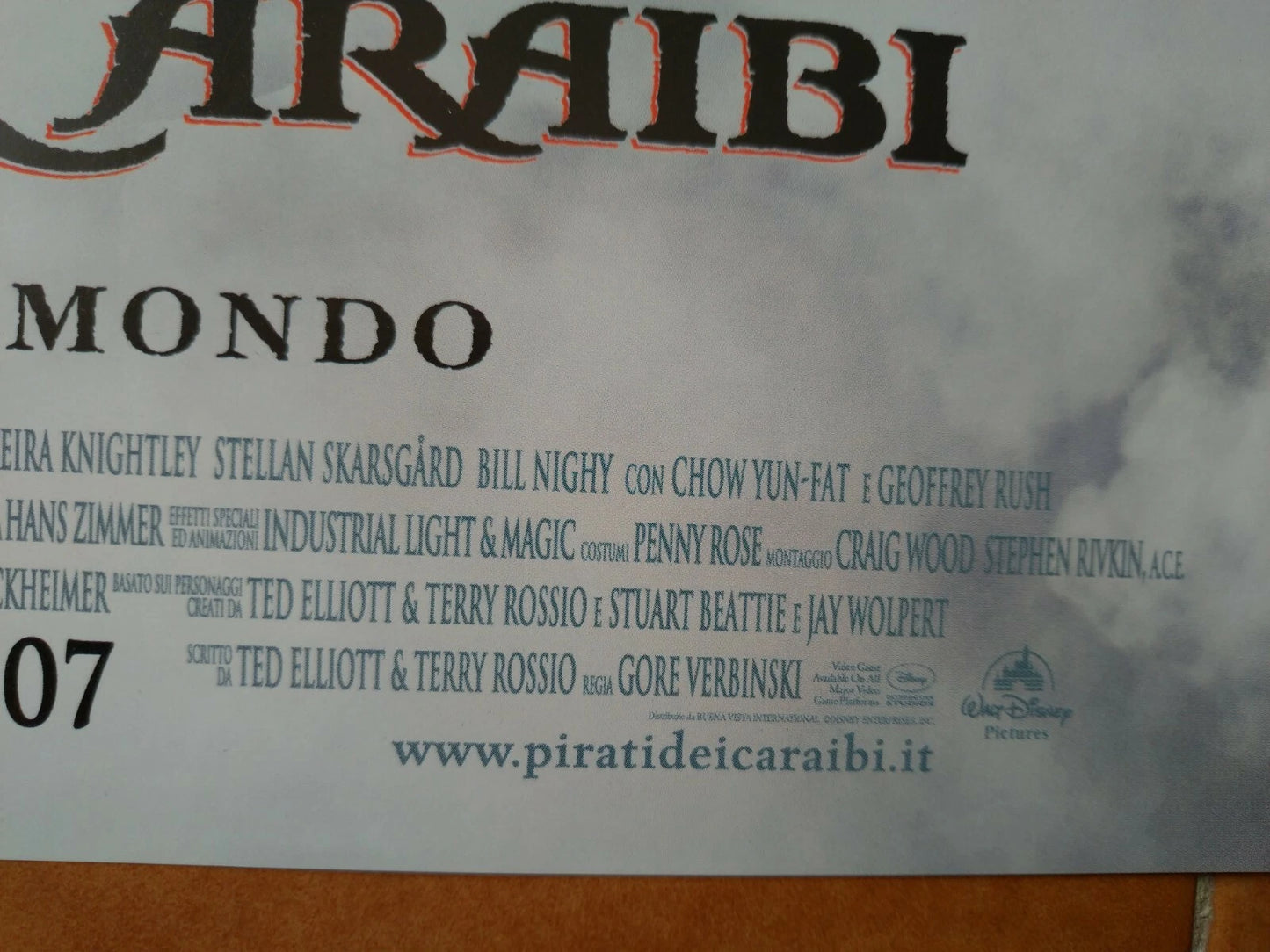 Pirati dei Caraibi - Ai Confini del Mondo -Jack Sparrow