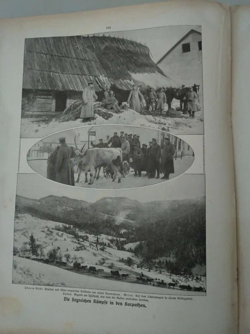1915 WW1 Kriegs Album Esercito Tedesco Sonderheft der Woche