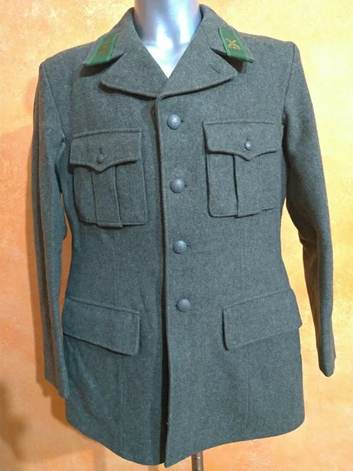 Uniforme Grigioverde Panno Combattimento Regio Esercito Svedese WW2