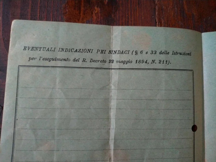 IVREA 1899 VISTRORIO ALICE SUPERIORE Milizia Regio Esercito Italiano Congedo