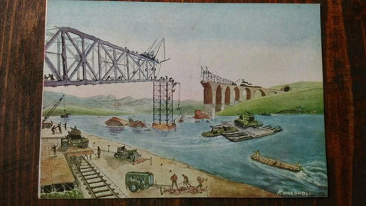Cartolina Reggimento Genio Ferrovieri