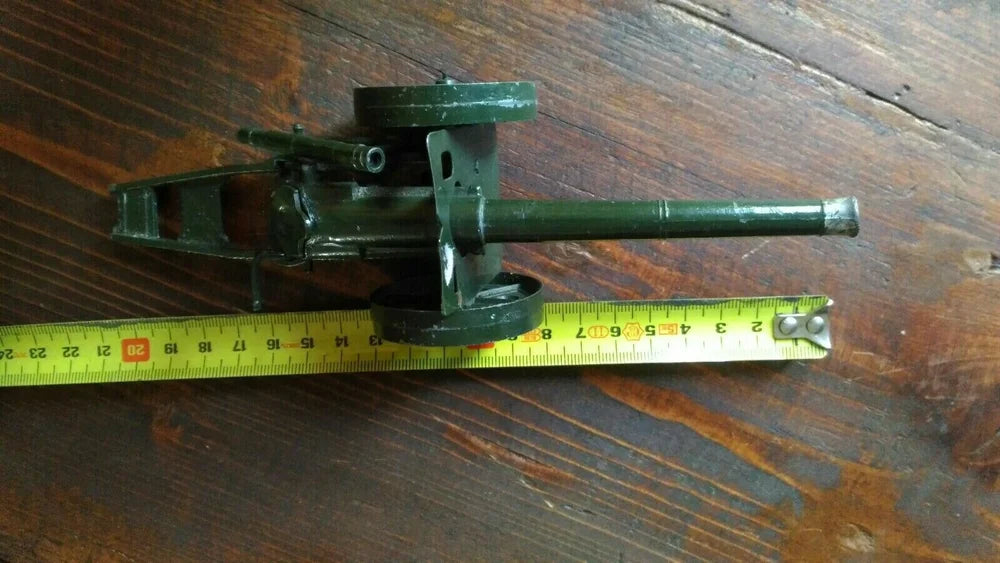 Cannone Giocattolo Metallo Britains Ltd Patent 34218/30 Vintage Toy