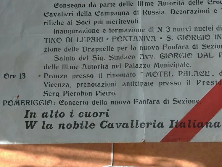 ARMA CAVALLERIA CITTADELLA PADOVA RADUNO 1971 Esercito Italiano