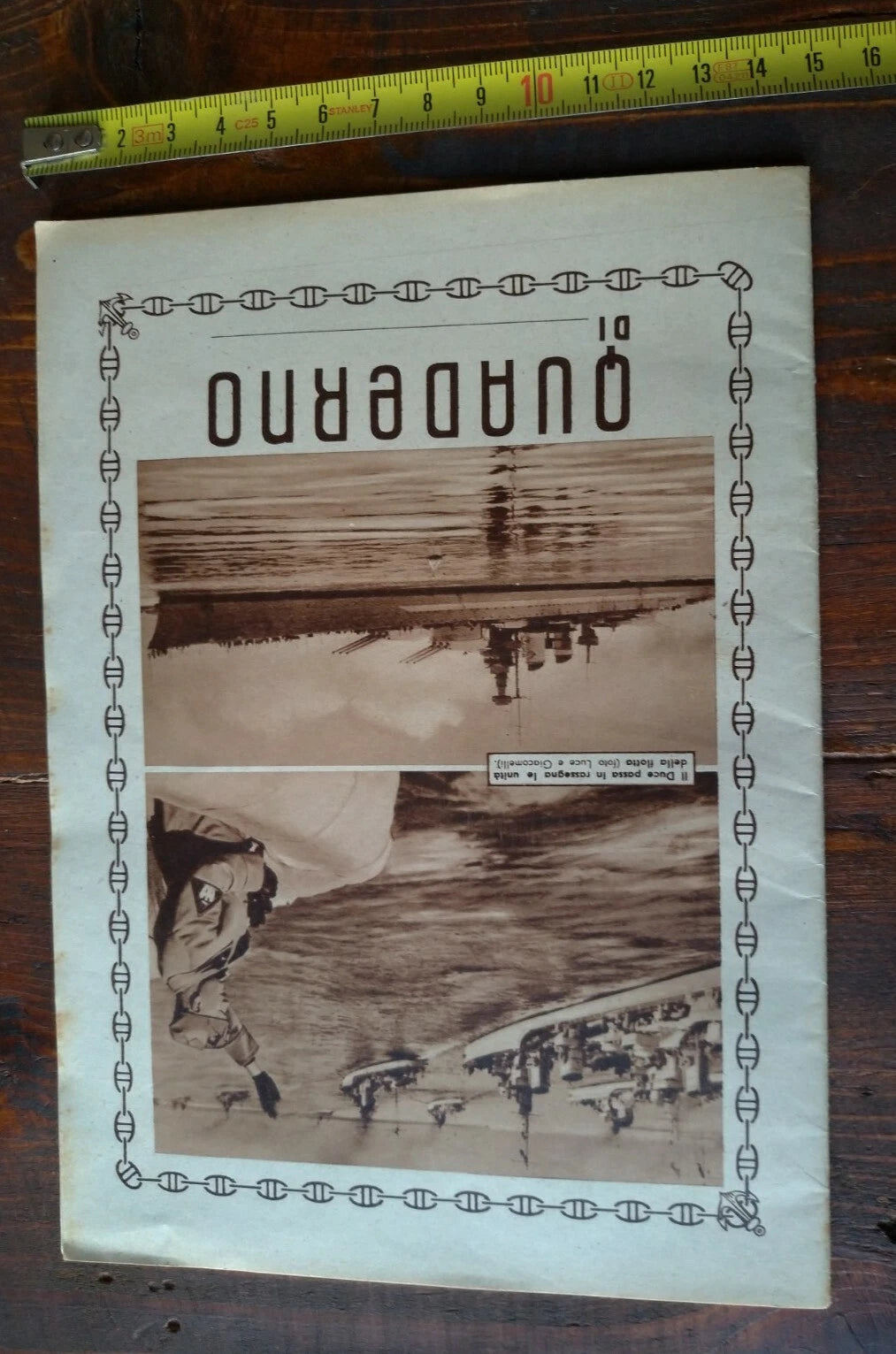 Quaderno Duce Flotta Regia Marina Giacomelli