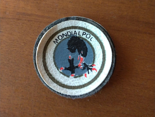 MONDIALPOL Vigilanza Patch Toppa Velcro Aquila Distintivo GPG Guardia Giurata