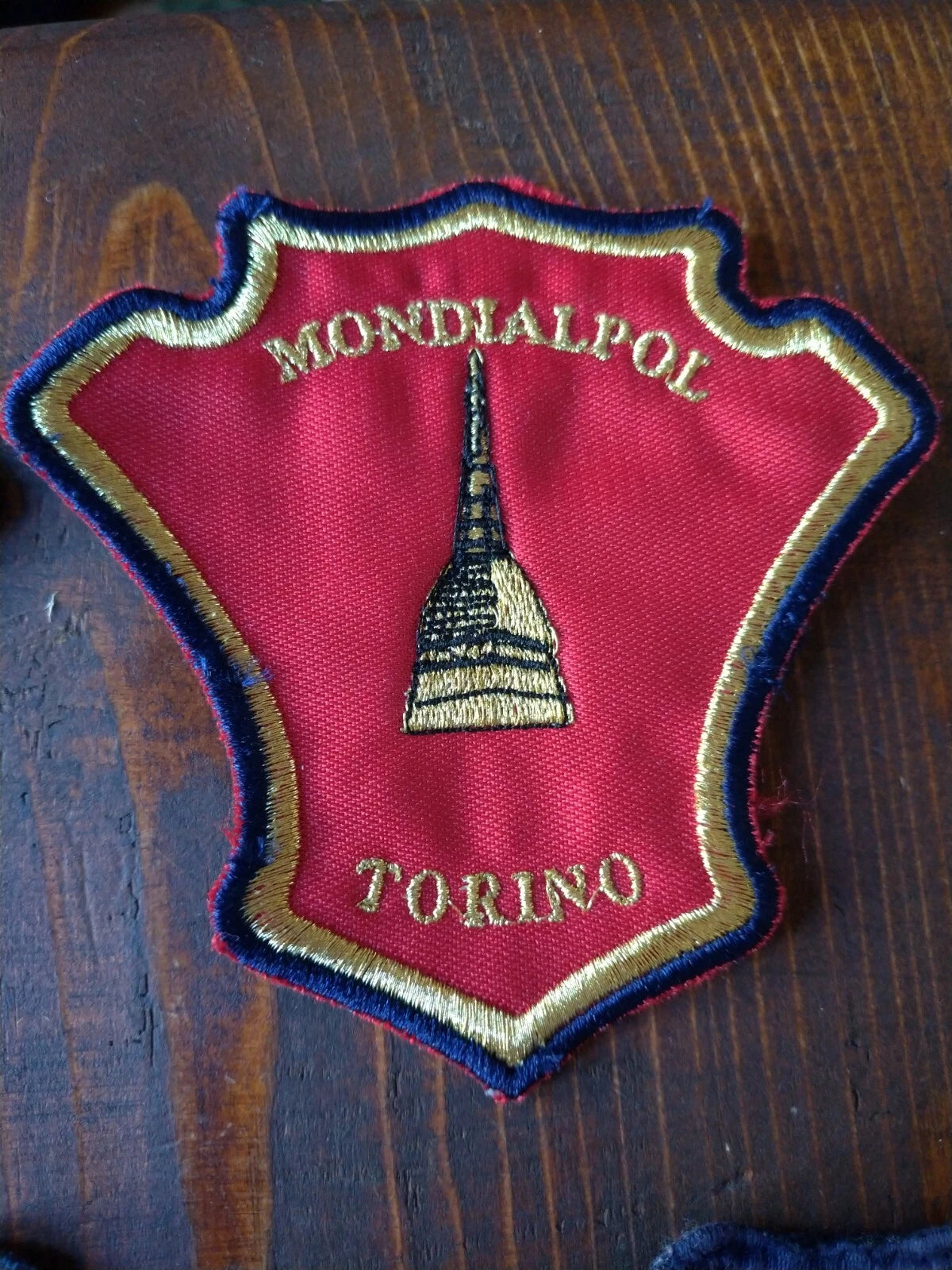 Mondialpol Torino Mole Antonelliana Distintivo GPG Guardia Giurata Vigilanza