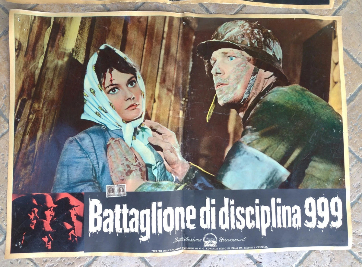Battaglione di Disciplina 999 Paramount Manifesto Cinema Vintage Locandina Film
