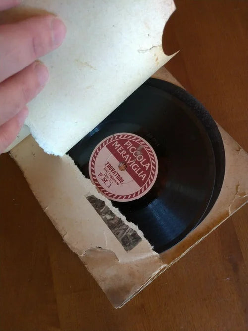 1918 Dischi Grammofono Bebè Racconta la Guerra COLUMBIA