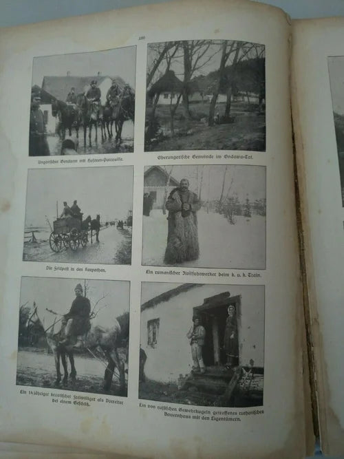 1915 WW1 Kriegs Album Esercito Tedesco Sonderheft der Woche