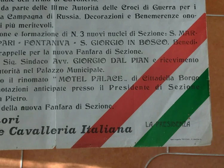 ARMA CAVALLERIA CITTADELLA PADOVA RADUNO 1971 Esercito Italiano