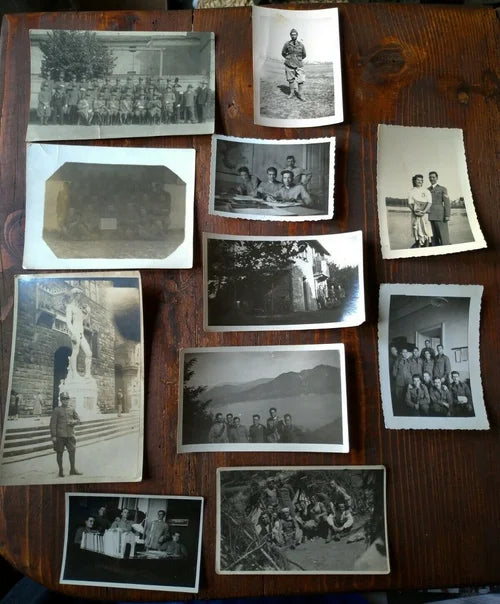 Lotto Foto REGIO ESERCITO ITALIA WW1 1894 WW2 Divisa 34 REI Soldati Truppa 909