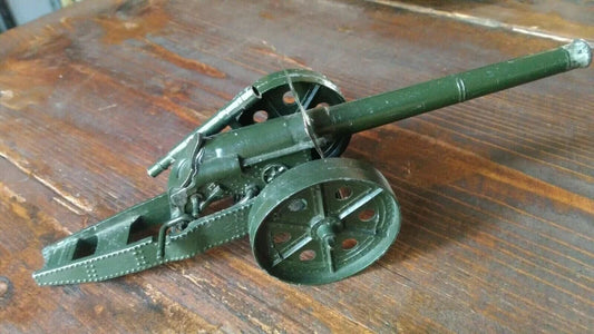 Cannone Giocattolo Metallo Britains Ltd Patent 34218/30 Vintage Toy