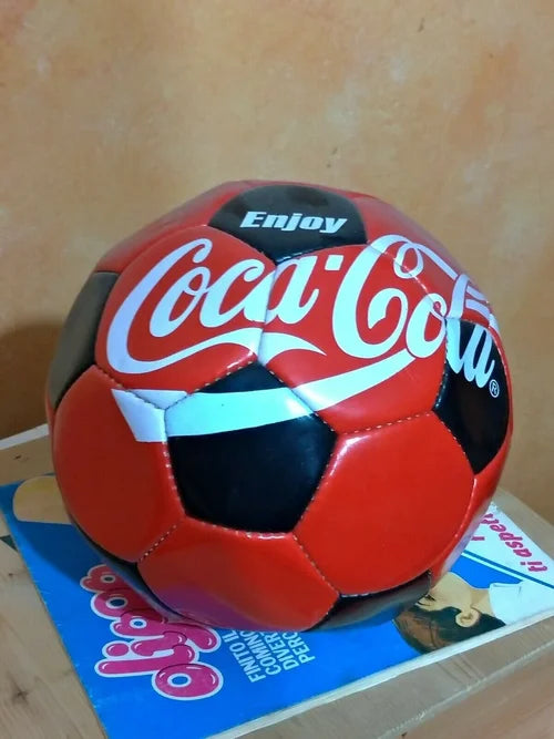 Pallone Coca Cola Vintage ORIGINALE RARO Coke Soda Italia Calcio