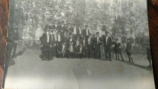 NAPOLI Fanfara Municipale Via Carlo de Cesare Foto Epoca 900