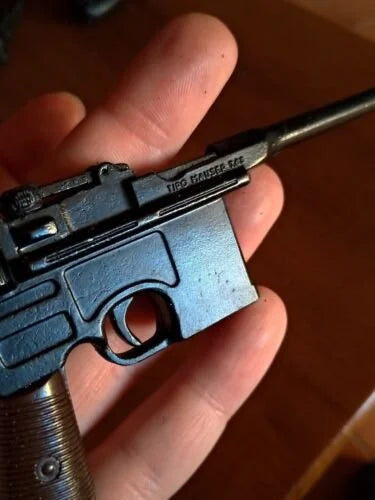 Mauser C96 1896 7,63 UNIWERK Pistola Giocattolo SCALA 1:2,5